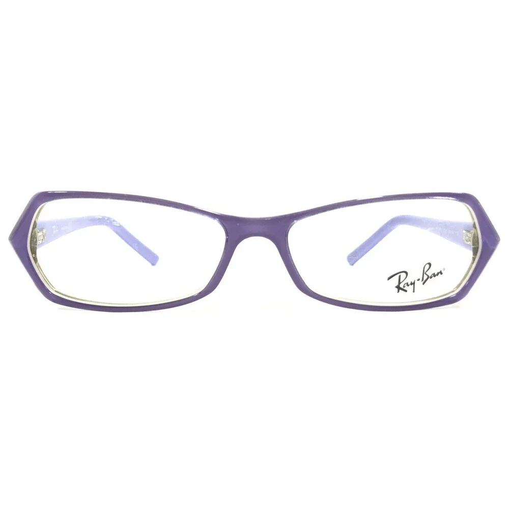 Ray-Ban Eyeglasses Frames RB5117 2242 Clear Purple Sharp Cat Eye 51-14-135